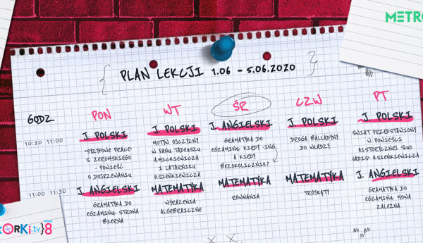 Korki.tv 8 klasa PLAN LEKCJI 1-5.06
